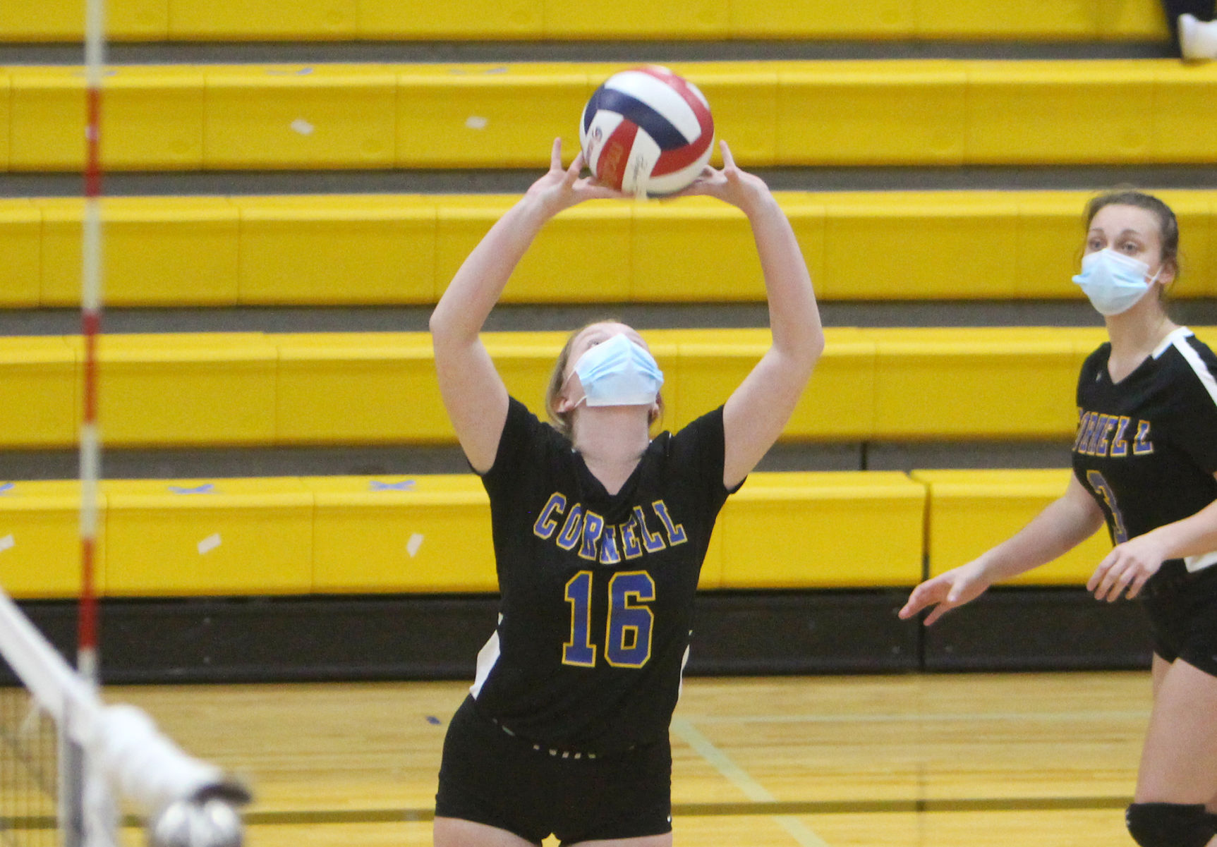Lake Holcombe at Cornell volleyball 10-15-20